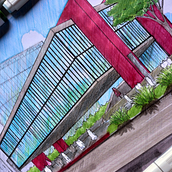Meu projeto do curso: Ilustração arquitetônica: humanize o desenho de um espaço. Un proyecto de Arquitectura, Paisajismo e Ilustración arquitectónica de Giovanna Gabriely - 22.02.2023