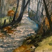 Painting Realistic Watercolor Landscapes. Drawing project by Sofia Koba - 02.22.2023