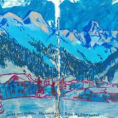 Mein Abschlussprojekt für den Kurs: Moderne Urban Sketching-Techniken in Mixed Media. Traditional illustration, Painting, Architectural Illustration & Ink Illustration project by cmkamp - 02.13.2023