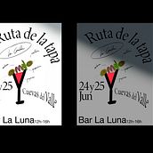 Cartel Ruta de la Tapa. Projekt z dziedziny  Projektowanie plakatów, Trad, c, jna ilustracja i  Reklama użytkownika Irene Fernández Martín - 22.02.2023