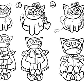 Mein Abschlussprojekt für den Kurs: Kawaii-Figuren in 3D mit Blender. Un progetto di Illustrazione tradizionale, Character design, Illustrazione digitale, Modellazione 3D e Manga di Andrea - 22.02.2023