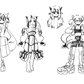 Mein Abschlussprojekt für den Kurs: Character Design: Zeichne Figuren mit Persönlichkeit. Un progetto di Character design, Bozzetti, Disegno, Stor, telling, Stor, board, Disegno artistico e Narrativa di Andrea - 22.02.2023