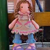 Mi proyecto del curso: Elaboración de muñecas amigurumi románticas. Arts, Crafts, To, Design, Fiber Arts, Crochet, Amigurumi, and Textile Design project by Diana Alarcón - 02.22.2023