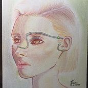 Retrato . Traditional illustration project by Jessica Paz - 02.23.2023