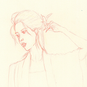 Mi proyecto del curso: Dibujo de retratos llamativos con lápices de colores. Un projet de Dessin, Dessin de portrait, Carnet de croquis, Dessin aux cra , et ons de couleur de rama_art - 20.01.2023