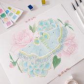 Il mio progetto del corso: Disegno e composizione naturalistica ad acquerello. Traditional illustration, Drawing, Watercolor Painting, and Naturalistic Illustration project by Silvia - 02.23.2023
