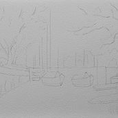 Meu projeto do curso: Pintura em aquarela de paisagens marinhas . % Dinis Ponteira tarafından hazırlanan Tablo, Sulubo, a Resim, Doğalcı İllüstras, Ve on projesi - 02.23.2023
