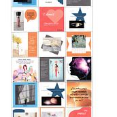 Mi Diseño de feed de Instagram con Canva. Graphic Design, Social Media, Instagram, Digital Design, and Design project by Sara Granja - 02.23.2023