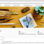 Mi proyecto del curso: Creación de una tienda en Etsy desde cero. Design Management, Marketing, Portfolio Development, Digital Marketing, E-commerce, and Business project by Lara Coutinho - 02.23.2023