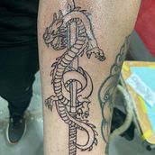 Mi proyecto del curso: Tatuaje para principiantes. Tattoo Design project by Pía Constanza Ramirez - 02.19.2023