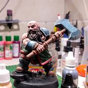 My project for course: Introduction to Painting Miniatures. Un projet de Artisanat, Beaux Arts, Sculpture , et Peinture décorative de Leo Machado - 23.02.2023