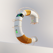 Meu projeto do curso: Tipografia 3D com Blender. Un progetto di 3D, Modellazione 3D, Progettazione 3D, Lettering digitale e Lettering 3D di pauloravel_f - 24.02.2023