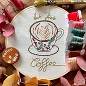 Broderies Modernes. Embroider, Arts, and Crafts project by Justine Gendron - 02.24.2023