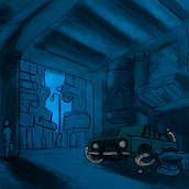 Mi proyecto del curso: Creación y pintura de escenarios fantásticos en Photoshop. Traditional illustration, Drawing, Digital Illustration, Concept Art, and Digital Painting project by vmktagencia - 02.24.2023