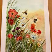 Meu projeto do curso: Ilustração da natureza com aquarela e carvão vegetal. Traditional illustration, Painting, and Naturalistic Illustration project by Cândida Ribeiro - 02.24.2023