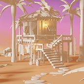 Desierto habitado. Un progetto di 3D e Modellazione 3D di Raquel Castro Becerra - 30.01.2023