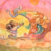 Portfóilo de aquarelas. Un proyecto de Ilustración tradicional, Pintura a la acuarela y Literatura infantil						 de Raoni Xavier - 23.01.2023