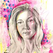 My project for course: Mixed Media Portraiture: Capturing Expressions and Emotions. Un progetto di Belle arti, Disegno a matita, Disegno, Disegno di ritratti, Disegno realistico e Disegno artistico di Hany - 24.02.2023