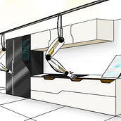 Lugno, smart kitchen at home. Een project van  Ontwerp,  Design management, Industrieel ontwerp, Informatieontwerp y Productontwerp van danielm.sanchezr - 24.02.2023
