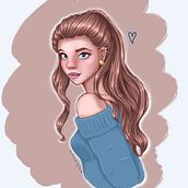 Il mio progetto del corso: Ritratto di personaggi femminili con Procreate. Un proyecto de Ilustración tradicional, Ilustración digital y Dibujo digital de alessandra.ep - 25.02.2023