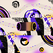 Journey Through the Landscape of AE Code. Un progetto di Animazione, Motion graphics, JavaScript e Design di Mykolas Br - 25.02.2023
