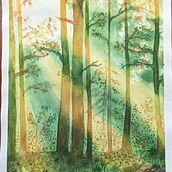 My project for course: Dreamy Watercolor Landscapes: Paint with Light . % wcp686 tarafından hazırlanan Tablo, Sulubo, Ve a Resim projesi - 02.25.2023