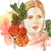 Mon projet du cours : Portrait illustré à l’aquarelle. Un progetto di Illustrazione tradizionale, Belle arti, Pittura, Disegno, Pittura ad acquerello, Disegno di ritratti e Disegno artistico di Marie-Eve Pharand - 10.01.2023