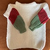 Mi proyecto del curso: Crochet: crea prendas con una sola aguja. Crochet project by anabelengonzalez86 - 02.26.2023