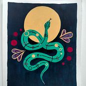 My project for course: Painting with Gouache: Create Poetic Illustrations. Traditional illustration, Fine Arts, Painting, and Gouache Painting project by michaela_rogen - 02.26.2023