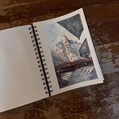 My project for course: Architectural Sketching with Watercolor and Ink. Architectural Illustration, Sketchbook & Ink Illustration project by anthonywaldron - 02.26.2023