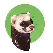 Loki . Ilustração tradicional projeto de Andrea Rodríguez Rada - 26.02.2023