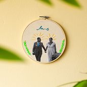 Mi proyecto del curso: Bordado en fotografías sobre tela. Photograph, Collage, Paper Craft, Printing, Embroider, DIY, and Textile Design project by mx_pier - 02.27.2023