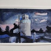 Mein Abschlussprojekt für den Kurs: Reiseskizzen in Aquarell: Fange deine Umgebung ein. Un progetto di Illustrazione tradizionale, Pittura, Bozzetti, Disegno, Pittura ad acquerello, Illustrazione architettonica e Sketchbook di Annelie Brux - 27.02.2023