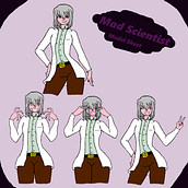 Mad Scientist. Character Design, 3D, and 3D Modeling project by Pedro Bearari - 03.27.2022