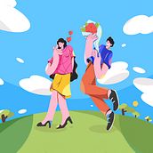 My project for course: Vibrant Illustrations from Scratch in Procreate. Traditional illustration, Character Design, Digital Illustration, and Digital Painting project by ihdizen - 02.27.2023