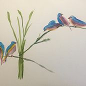 My project for Laura  McKendry course. Traditional illustration project by Margaret Phillips - 02.24.2023