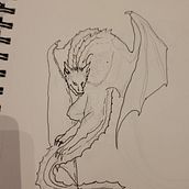 Mon projet du cours : Dessin de personnages fantastiques dans un carnet de croquis. Traditional illustration, Creativit, Drawing, and Sketchbook project by Damien Reculez - 03.12.2023