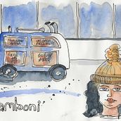 My Project for Artistic Watercolor Sketching:Dare to Express Your Ideas with Felix Scheinberger #felixscheinberger. Traditional illustration, Sketching, Creativit, and Drawing project by Peggy Schenk - 02.27.2023