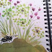 My project for course: Illustrating Nature: A Creative Exploration Ein Projekt aus dem Bereich Traditionelle Illustration, Malerei, Zeichnung, Aquarellmalerei, Illustration mit Tinte und Naturalistische Illustration von Pamela - 25.02.2023