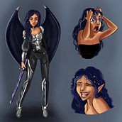 Elida the lost princess. Projekt z dziedziny Trad, c i jna ilustracja użytkownika Valentina Vuteva - 06.02.2023