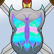 BUTTERFLY SWORD & SHIELD. Un proyecto de Ilustración tradicional de Cesar Augusto Boada Lugo - 11.02.2023