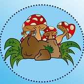 Crab-Like Mushroom. Un proyecto de Ilustración tradicional de Cesar Augusto Boada Lugo - 26.01.2023