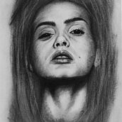 Mi proyecto del curso: Retrato artístico al carboncillo: creando atmósferas. Traditional illustration, Fine Arts, Drawing, Portrait Drawing, Realistic Drawing, and Artistic Drawing project by Camilo Valencia - 02.27.2023