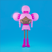 My project for course: Kawaii Character Creation in 3D with Blender Ein Projekt aus dem Bereich Traditionelle Illustration, Design von Figuren, Digitale Illustration, 3-D-Modellierung und Manga von Valentin Nguyen - 27.02.2023