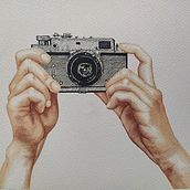 My project for course: Illustration of Hands with Expressive Watercolors. Un projet de Peinture, Aquarelle , et Dessin anatomique de mbieglerova - 28.02.2023