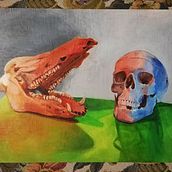 acrylic paint exercise. Un progetto di Pittura acrilica di abihawke97 - 28.02.2023