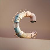 Il mio progetto del corso: Tipografia 3D con Blender: progetta caratteri unici. Un progetto di 3D, Modellazione 3D, Progettazione 3D, Lettering digitale e Lettering 3D di Beatrice Simonini - 28.02.2023