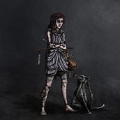 Thrystole. Een project van Ontwerp van personages, Traditionele illustratie,  Tekening, Digitale illustratie, Stor, telling y  Artistieke tekening van Ben Hudson - 28.02.2023