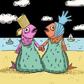 Reflejos de lo cotidiano. Ilustração tradicional projeto de Delfina Mendoza - 28.02.2023