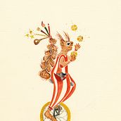 Selbstportrait. Traditional illustration project by Sabrina Grimm - 03.01.2023